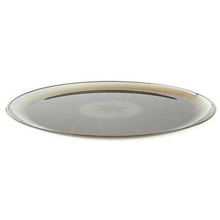 Fineline Settings White Classic 18 and apos; and apos; Round Tray 8801-WH
